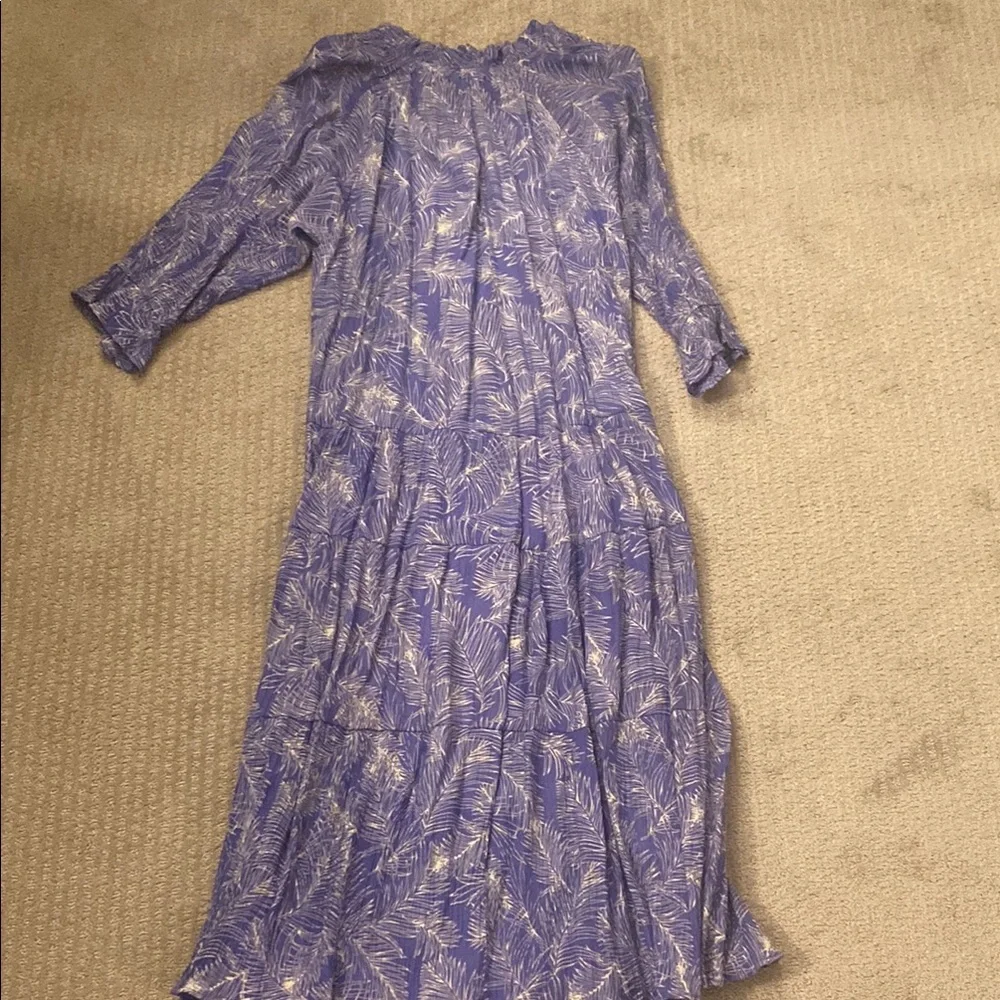 Drop Tier Palm Maxi, Lilac Blue - Picture 4 of 4